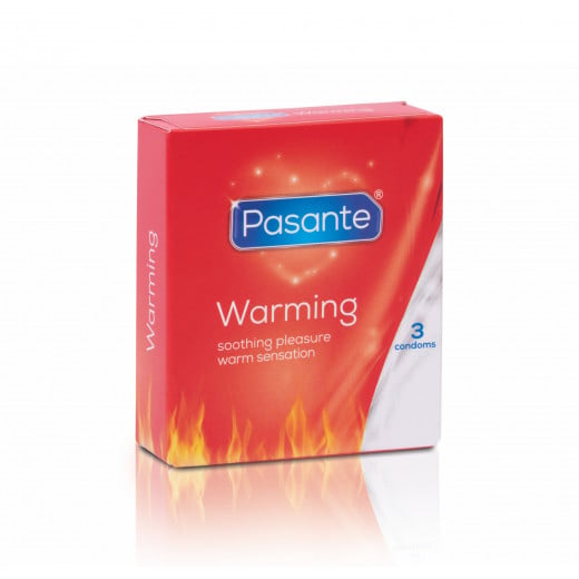 Pasante Warming Condoms 3's