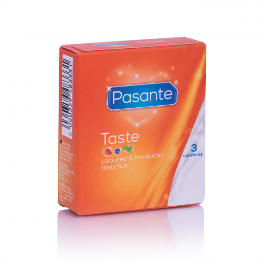 Pasante Taste Condoms 3's