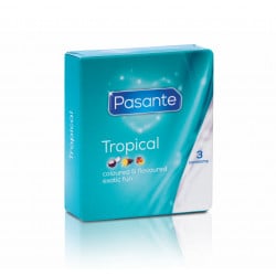 Pasante Tropical Condoms 3's