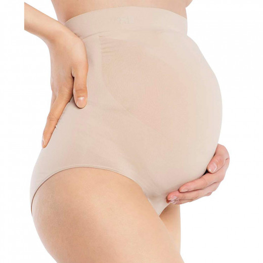 Women’s Pregnancy Maternity Panty Underwear, Nude, Size Medium