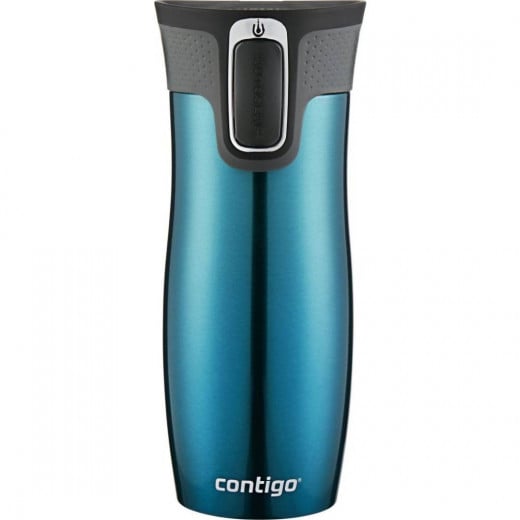 Contigo Autoseal West Loop Vacuum Insulated Stainless Steel Travel Mug 470 Ml, Biscay Bay