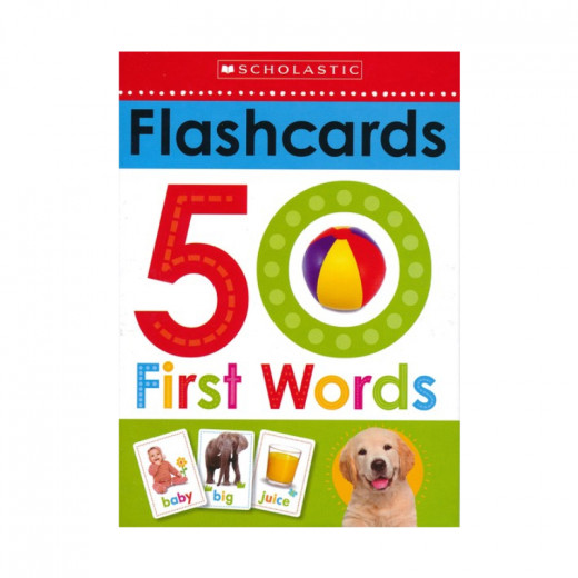 Write And Wipe Flashcards, 50 First Words