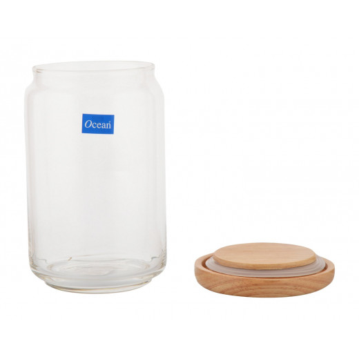 Ocean Pop Jar Wooden Lid, 650 ml