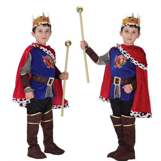 زي الهالوين للأطفال بتصميم الملك, مقاس صغير