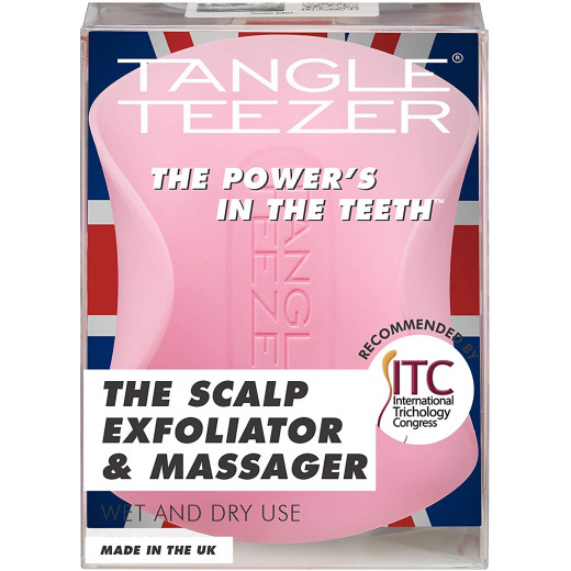 Tangle Teezer The Scalp Exfoliator & Massager, Pretty Pink