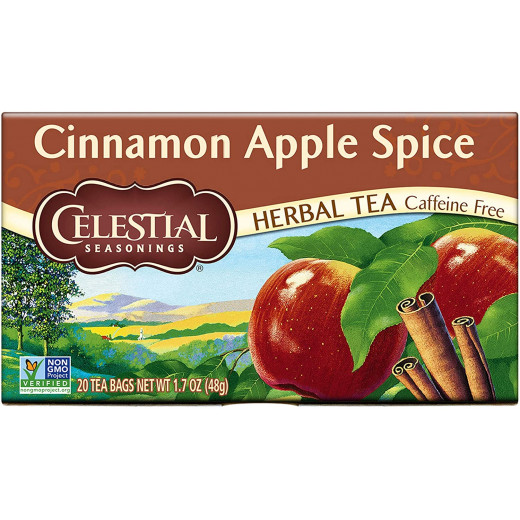 Celestial Cinnamon Apple Tea Caffeine Free, 48gram