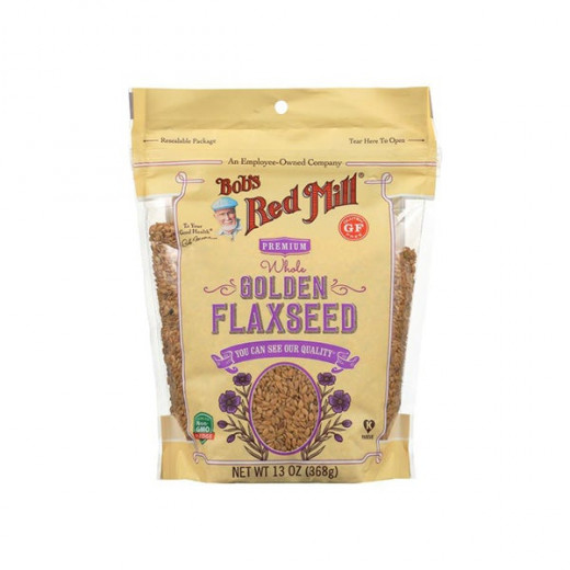 Bob's Red Mill Golden Flaxseed Meal, Organic, Gluten Free, Not Ground, 368 Grams