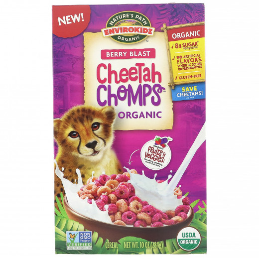 Nature's Path Gluten Free Organic Cheetah Chomps Cereal, 284gram