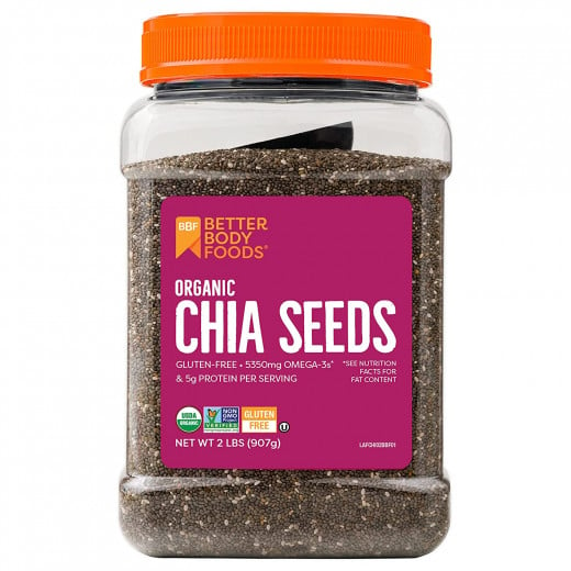 Better Body Food Organic Chia Seeds, 567gram