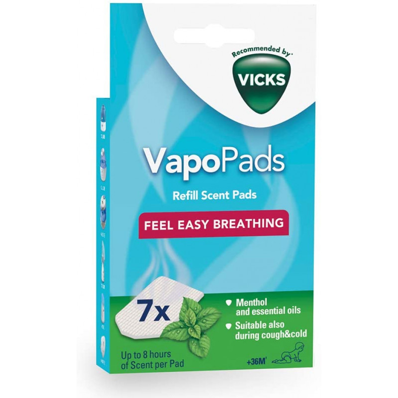 Vicks of Vapopads Menthol Chipset for Vix Devices, 7 Pads | Baby | Health & Safety | Nasal Health