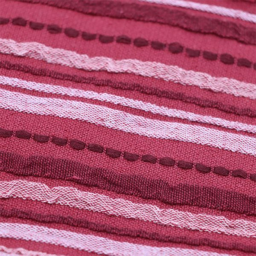 Nova Home Lena, Cotton, Jacquard Towel, Bath Towel, Red Color