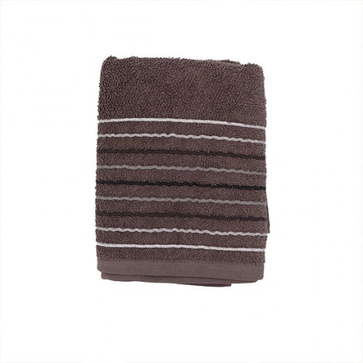 Nova Home Nestwell, Cotton, Jacquard Towel, Bath Towel, Dark Grey Color