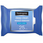 Neutrogena  Deep Clean Makeup Remover Facial Wipes, 25-Piece