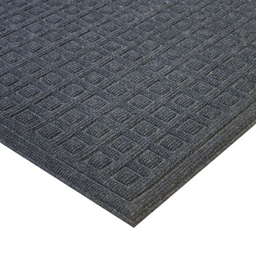 Nova Home Blocks Outdoor Mat, Charcoal Color, 80*120 Cm