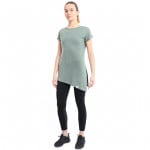 RB Women's Side High-Low T-Shirt, XX Large Size, Green Color
