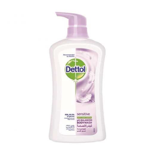 Dettol Sensitive Anti Bacterial Shower Gel, 500ml
