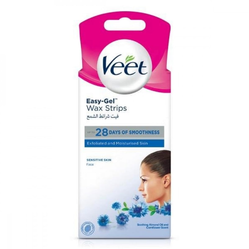 Veet Hair Remover Facial Hair Remover Face Wax Strips 20 Strips | Veet | |  Jordan-Amman | Buy & Review