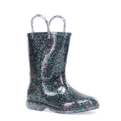 Western Chief Kids Glitter Rain Boots, Multi Color, Size 23