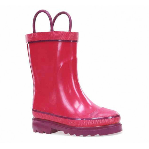حذاء للمطر باللون الزهري، مقاس 25 من ويسترن شيف