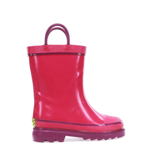 Western Chief Kids Firechief Rain Boot, Pink Color, Size 22