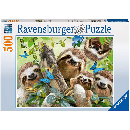 Ravensburger Puzzle Sloth Selfie, 500 Pieces