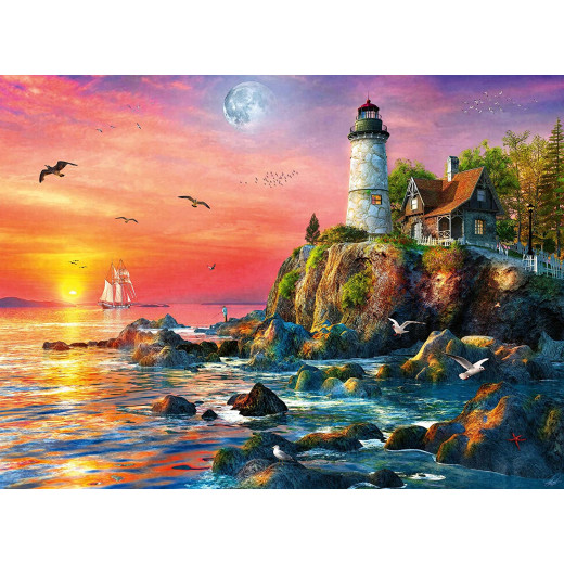 Ravensburger Puzzle Lighthouse In The Evening, 500 Pieces