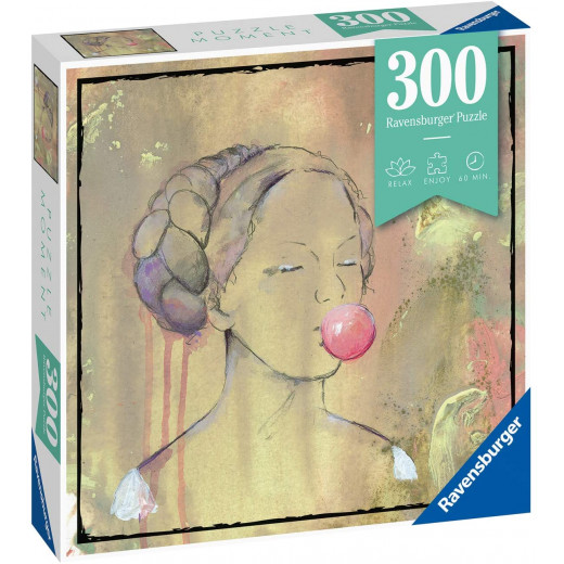 Ravensburger Puzzle Bubblegum Lady, 300 Pieces
