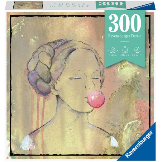 Ravensburger Puzzle Bubblegum Lady, 300 Pieces