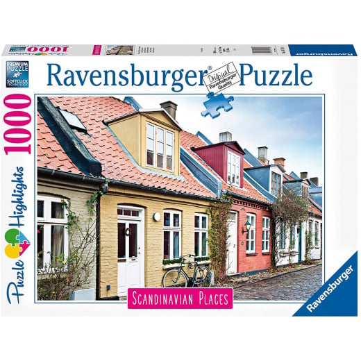 Ravensburger Puzzle Scandinavian Places Aarhus, 1000 Pieces