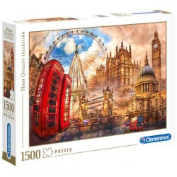 لعبة الأحجية مجموعة عالية الجودة , لندن العتيقة 1500 قطعة من كليمنتوني