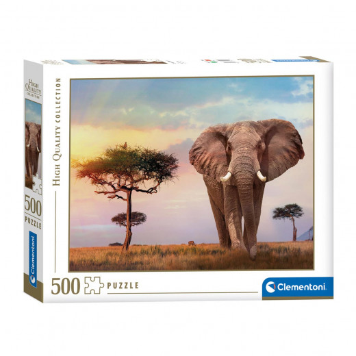 لعبة الأحجية مجموعة عالية الجودة , غروب الشمس الأفريقي 500 قطعة من كليمنتوني