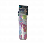 O2Cool Insulated Arcticsqueeze Top, Watter Bottle with Flowers Design, 590 ML
