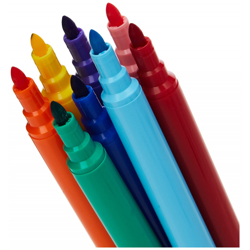 Giotto Turbo Maxi Fibre Pen School Set, 144 Pens