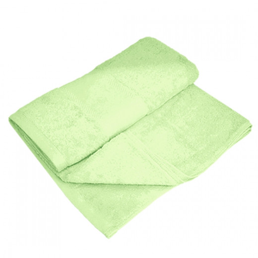 منشفة استحمام قطن, باللون الأخضر الفاتح, 100*150 سم