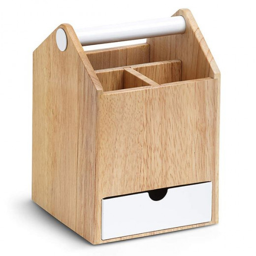 Umbra portable storage box, white color