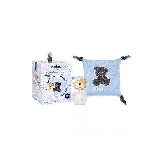 Kaloo Doudou Set and Scented Water, Blue Color, 100 Ml