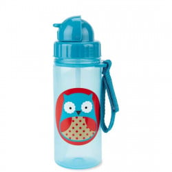 Aladdin Zoo Flip and Sip Water Bottle 0.35L - Owl