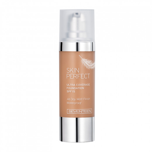 Seventeen Skin Perfect Ultra Coverage Waterproof Foundation, Shade Number 07, 30 Ml