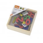 Viga Wooden Magnetic Numbers For Kids, 37 Pieces