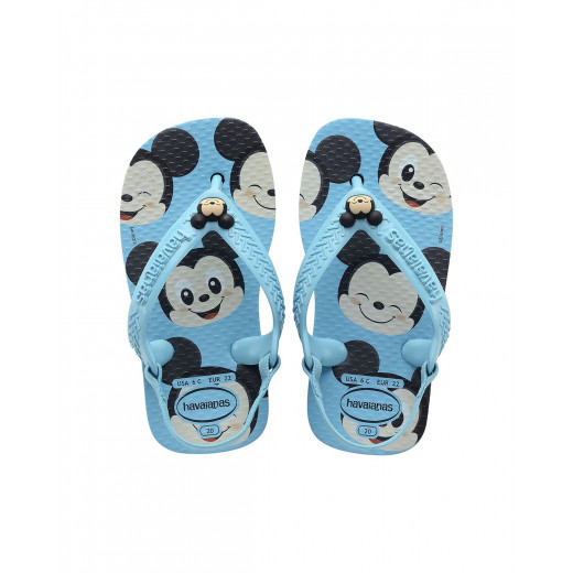 Havaianas Baby Disney Classics Flip Flop, Blue Color