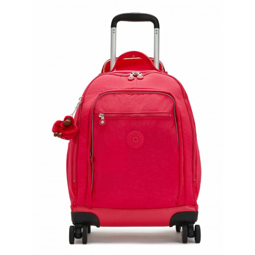 حقيبة مدرسية بعجلات, باللون الزهري من كيبلينج