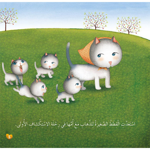 قصص: سلسلة القطط الصغيرة:03 الألوان من دار المنهل