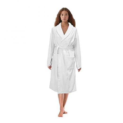 Nova home luna bathrobe, white color