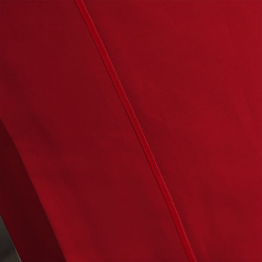 طقم شرشف مطاط بتصميم سادة, قطن, باللون الأحمر, حجم مجوز, 3 قطع من فيلدكريست