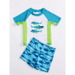 ملابس سباحة الشاطئ للأولاد ، مطبوعة برسومات كرتونية، بألوان متنوعة