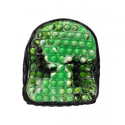 Fidget Pop It Lunch Bag, Black And Green Color