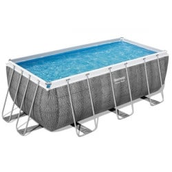 بيست واي - طقم بركة سباحة - تصميم مستطيل - 5.49 × 2.74 × 1.22 م