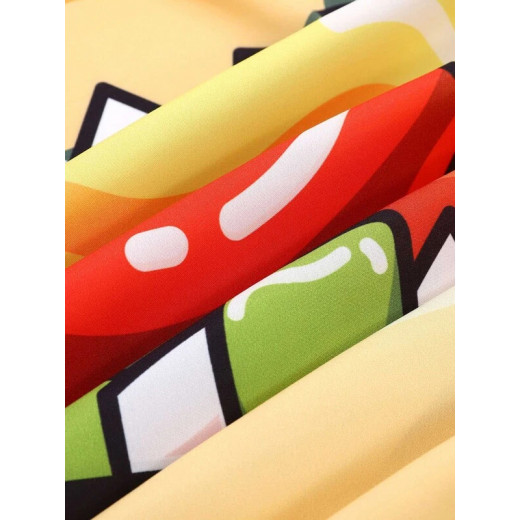 Cartoon Hot Dog Beach Blanket