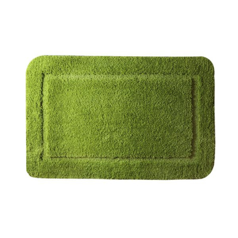 apple green bath mat set