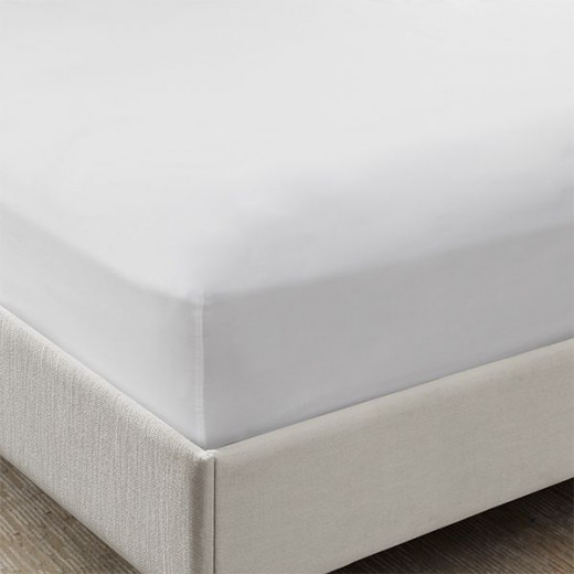Nova Home Palace Fitted Sheet Set, King Size, White Color